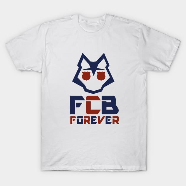 Wolf FCB forever T-Shirt by Forart